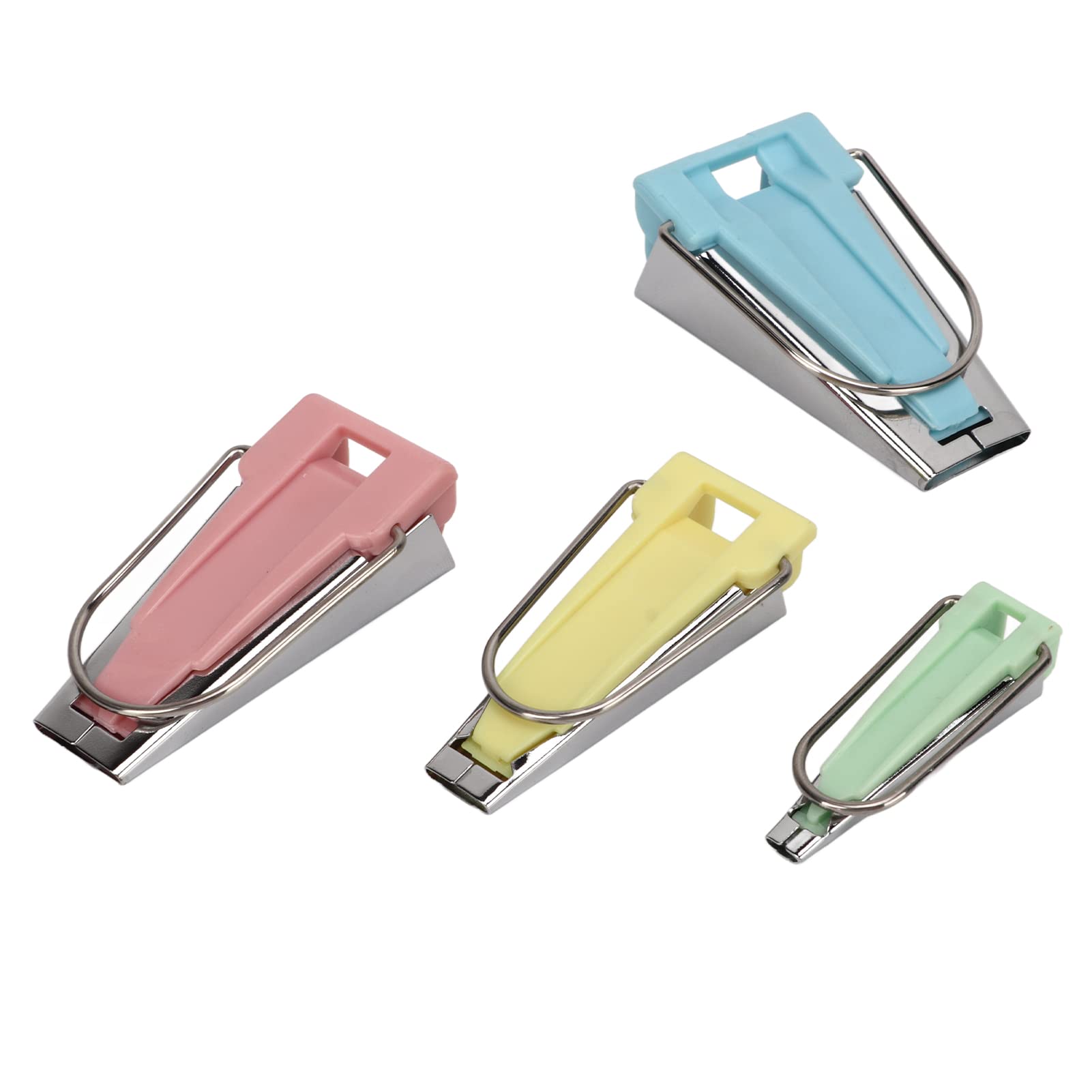 Bias Tape Maker, Bias Tape Maker Set Quilting Tools Kit 4Pcs Bias Tape Makers 6mm 12mm 18mm 25mm Stainless Steel Plastic Tape Makers Kit Bias Tape for Sewing for Fabric Sewing