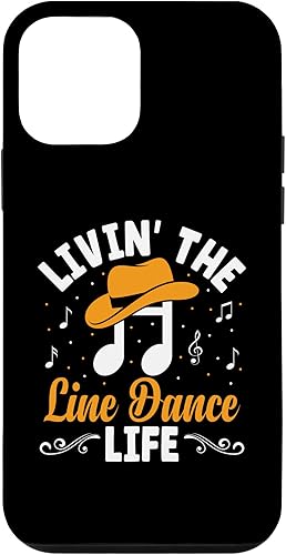 Funda para iPhone 12 mini Living The Line Dance Life Country Music Funny Line Dancing Case