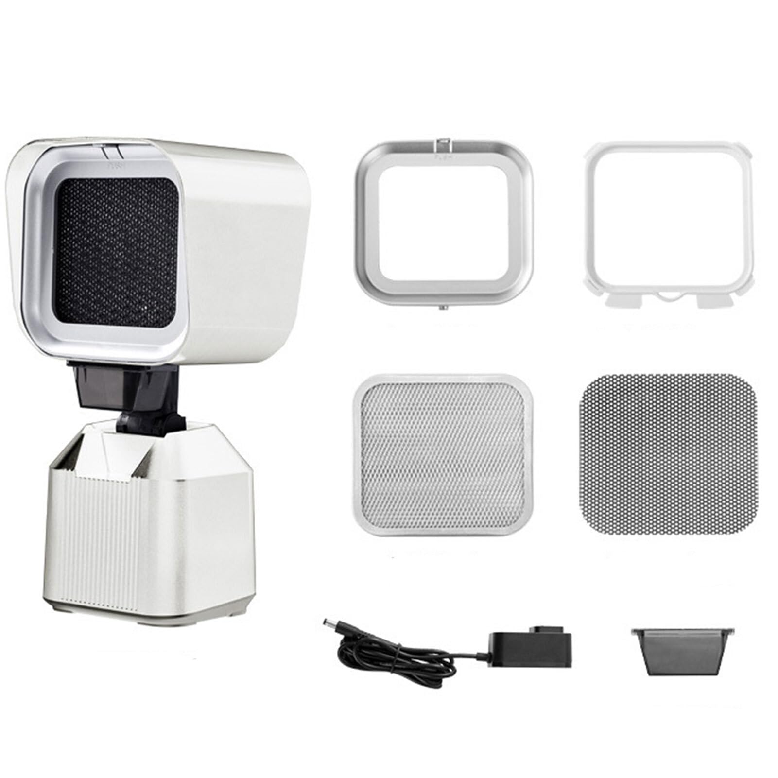 Mini hotte aspirante portable et résistante avec 2 vitesses,Blanc