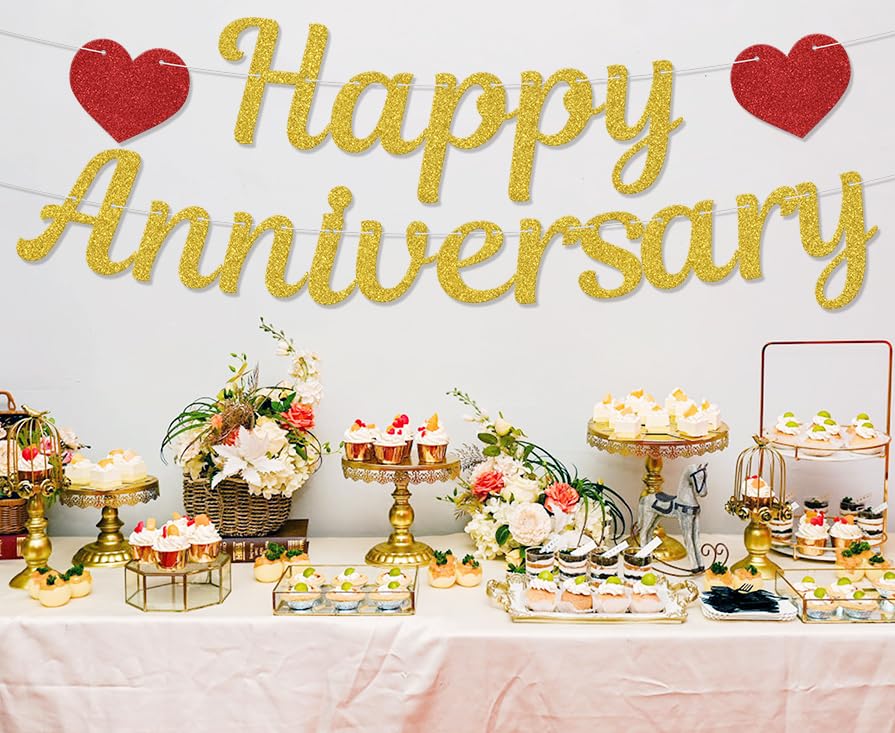 Happy Anniversary Banner, Funny Anniversary Decorations - Image 4