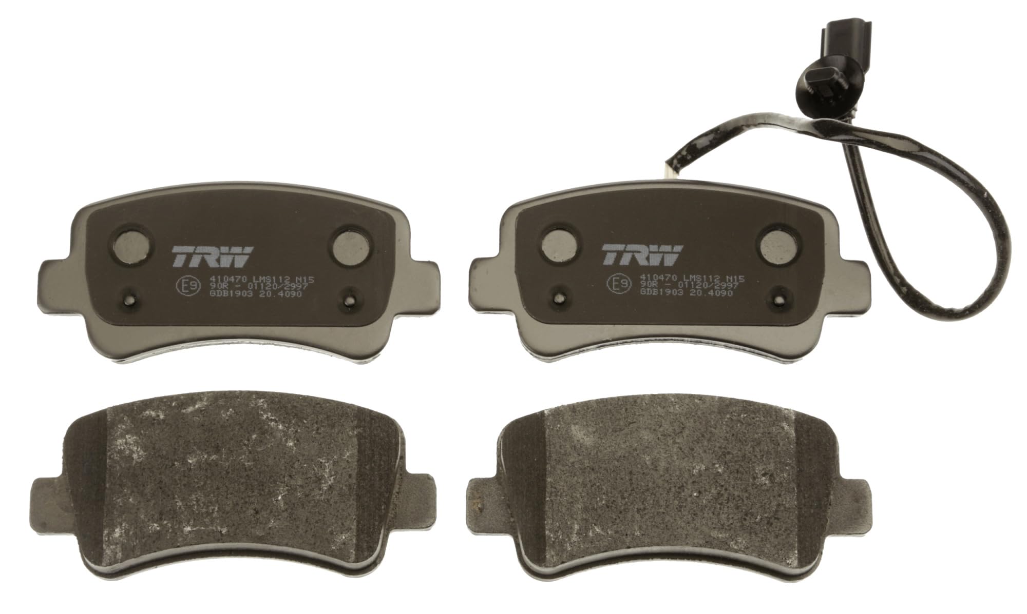 TRW GDB1903 Kit De Plaquettes De Frein Frein à Disque COTEC pour Renault Master III Fourgon (FV) 2010 - Essieu Arrière et autres
