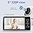 Babystar Baby Monitor with Camera and Audio, 720P HD Resolution 5 Display, Up to 22 Hour Battery, Remote Pan-Tilt-Zoom, No WiFi, VOX, Night Vision, 2-Way Audio, Lullabies, Temperature Sensor