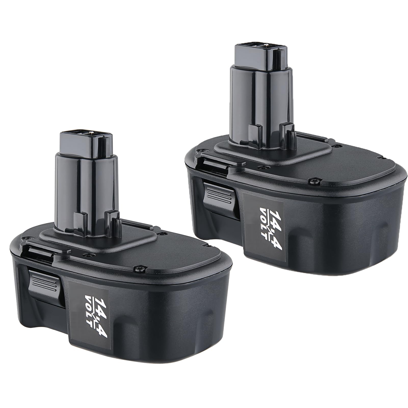 LUMSINGLUMSING 2Pack DC9091 4.8Ah Ni-MH Replacement for Dewalt 14.4V Battery Compatible with Dewalt Battery DC9091 DW9091 DW9094 DE9091 DE9092 DE9038 Cordless Power Tools