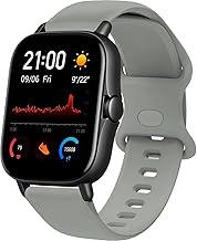 Gofl Cinturino per Amazfit GTS, 20mm Bracciale di Ricambio in Silicone Sportivo per GTS 2/GTS 2 Mini/GTS 2e/GTR 42mm/Bip/Bip Lite