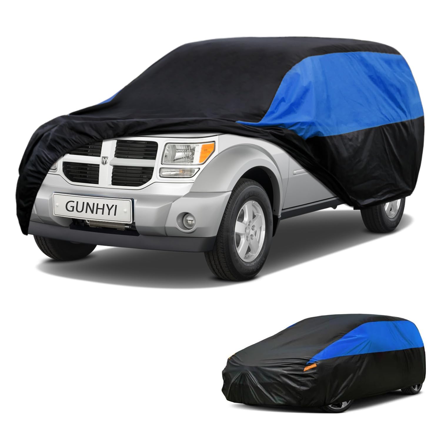 GUNHYI Car Cover Custom Fit Nitro Waterproof All Weather, Lightweight Full Car Cover Outdoor Sun UV Rain Dust Snow Wind Protection.
