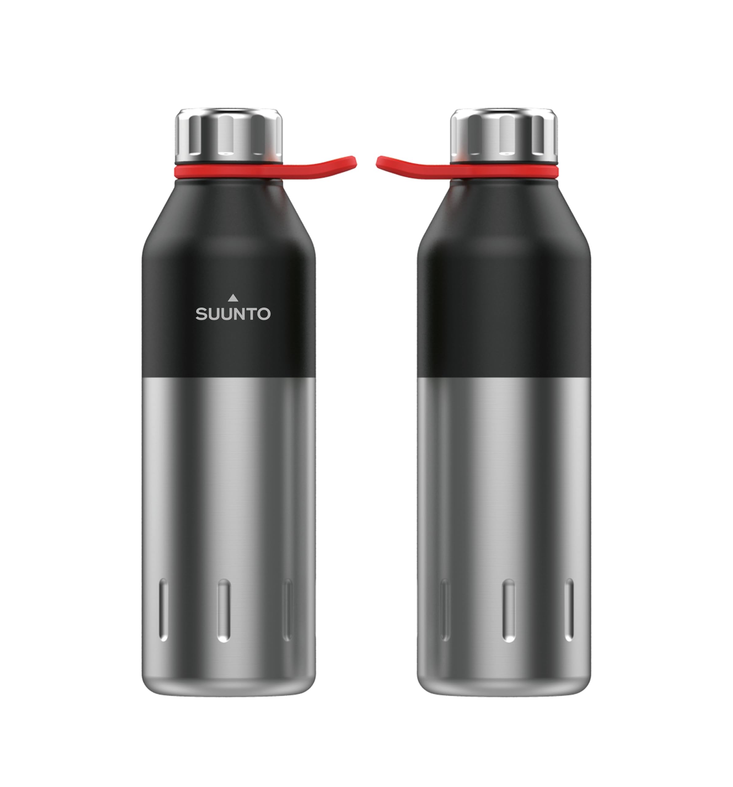 Gourde de sport en acier inoxydable Noir SUUNTO pour hydratation