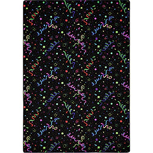 Alfombra Joy Carpets Fluorescent Celebration 4' x 6' miniatura 3