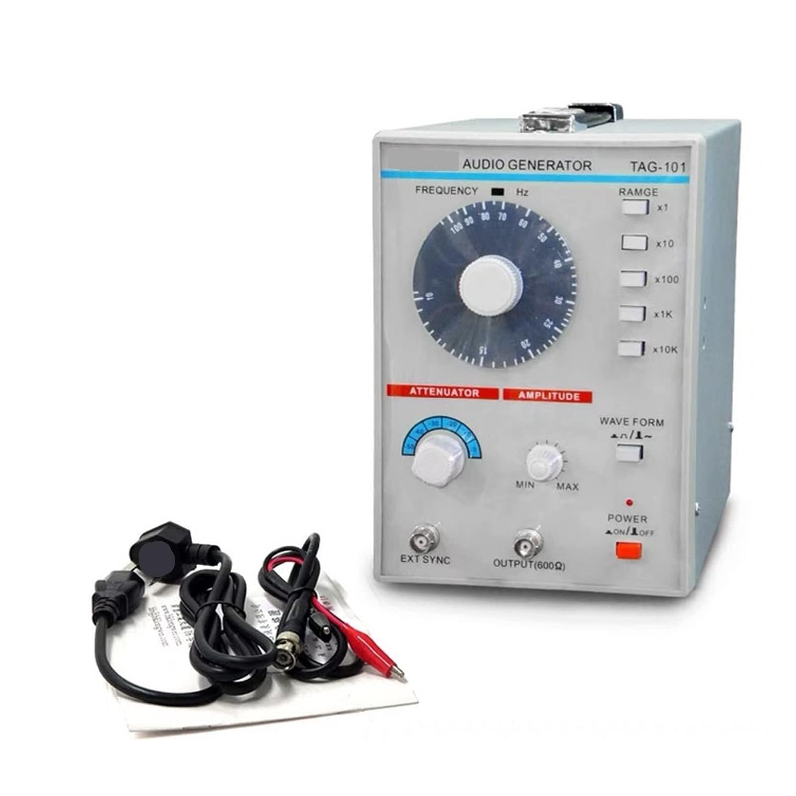 Frequenzgenerator TAG-101 Niederfrequenz-Signalgeneratorquelle 10 Hz–1 MHz für Stressabbau