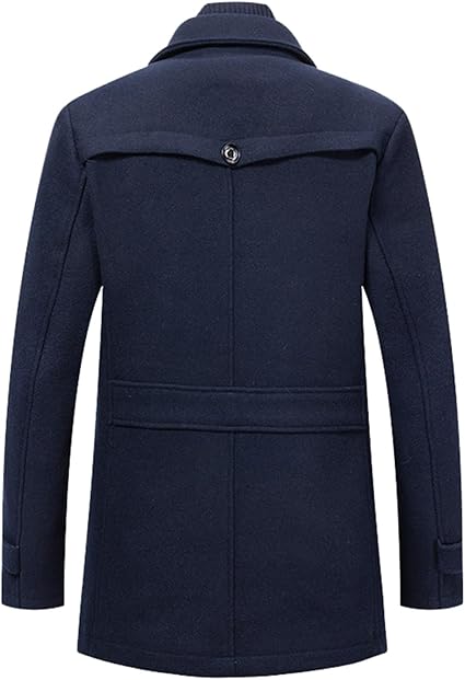 Manteau - XH591 - Trench Coat En Laine - Chaud - Slim - Coupe Vent C - Prêt-à-Porter