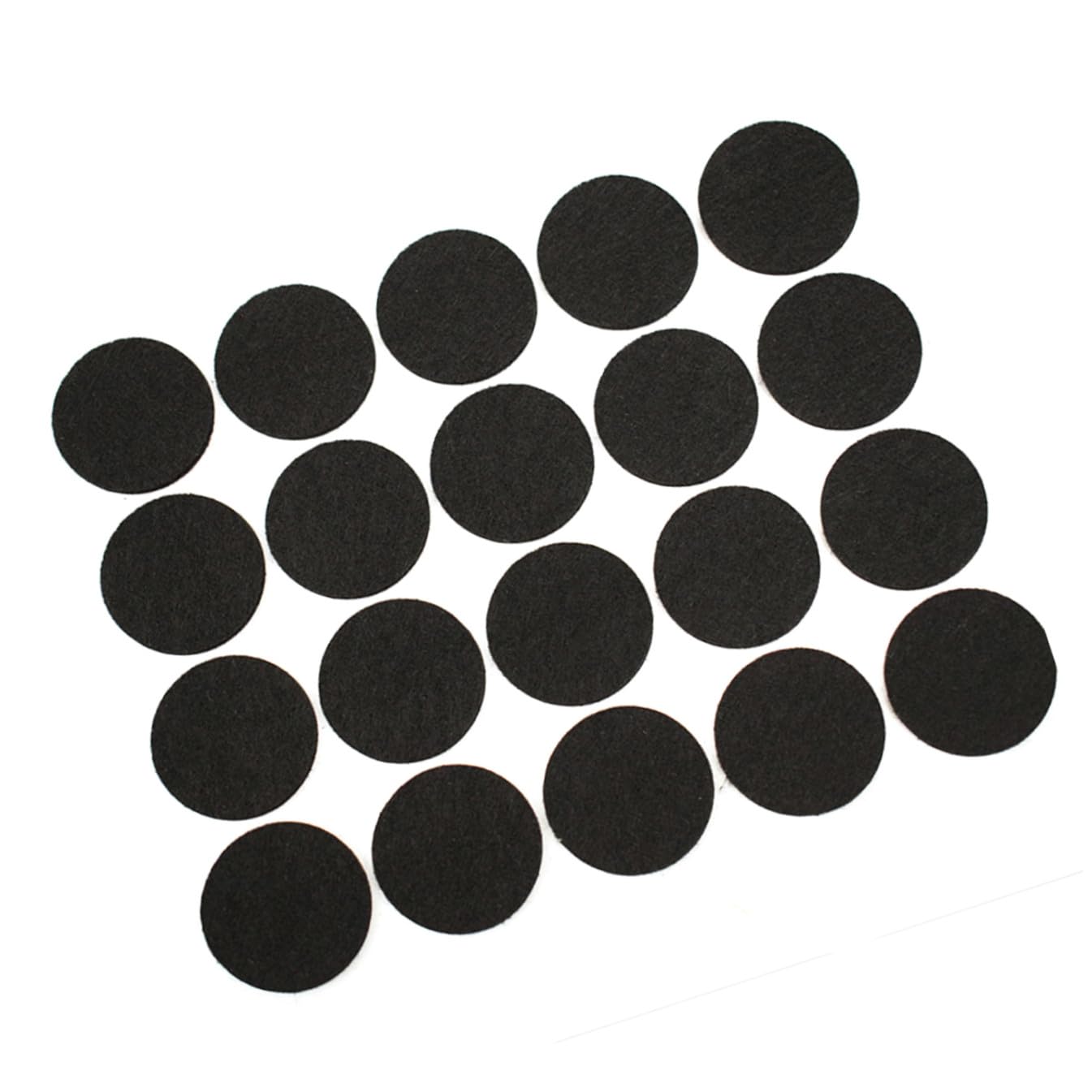 Patins de Protection 12mm en Feutre Noir pour Chaises Ronds 200 Pièces