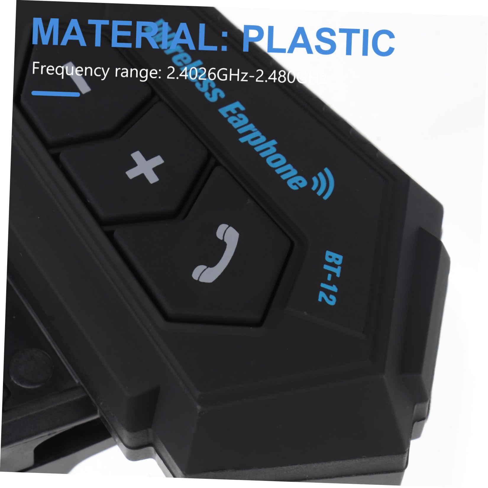 Auricolari Wireless per Casco Moto Impermeabili Risposta Automatica, Leggeri e Confortevoli, Capacità 3.7v/500ma in Plastica per Uso Outdoor su Moto