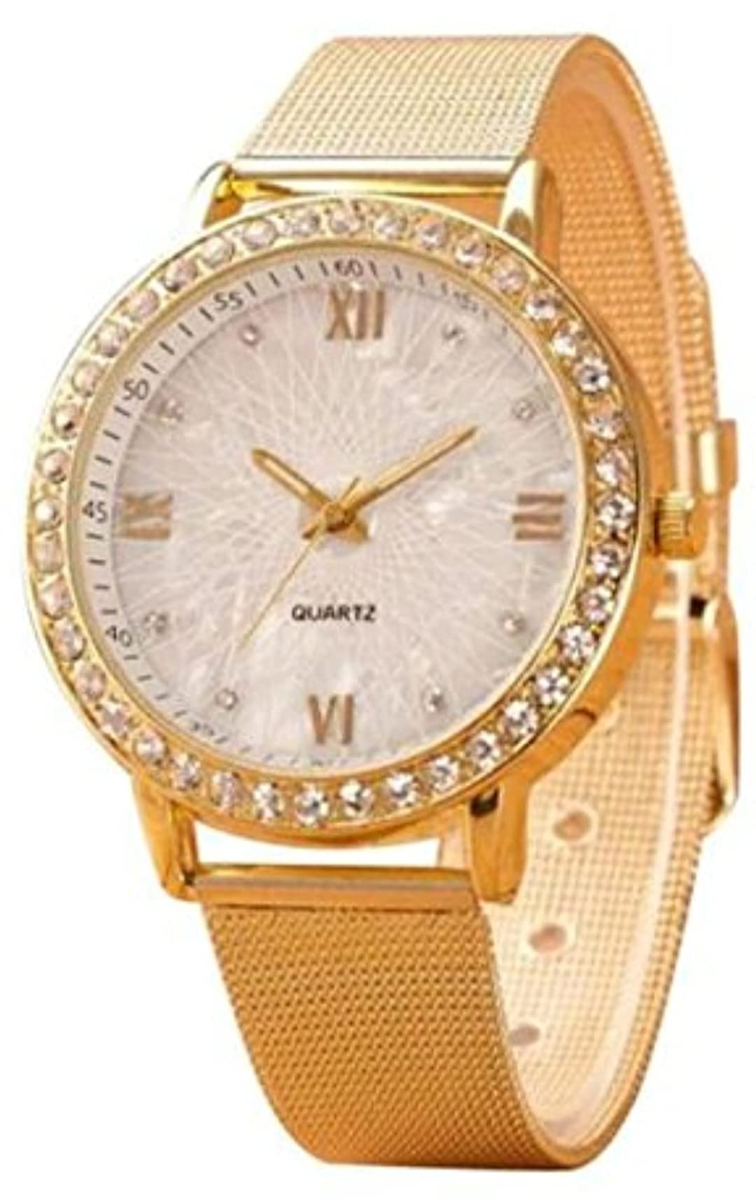 ITHANO Rosegold Metal Mesh Strap Round Quartz Analogue Rosegold Dial Womens Wrist Watch (B07LDTP3JY) Amazon Price History, Amazon Price Tracker