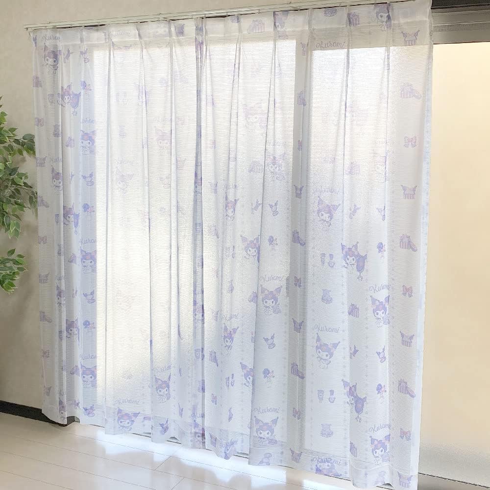 【新品】クロミ 遮光＋レースカーテン 100×135 4枚セット Amazon.co.jp: サンリオ(SANRIO) クロミ カーテン 4枚組 セット (遮光