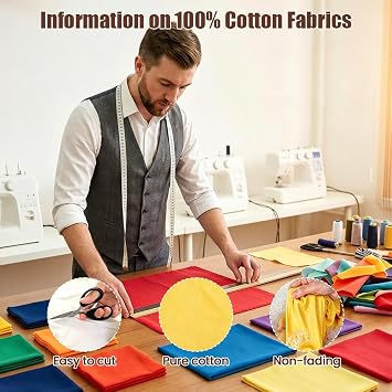 Handheld Sewing Machine, Mini Sewing Machine with 50Pcs Color Cotton Fabric, Electric Small Sewing Machine for Beginners, Easy to Use, Fast Stitch for DIY, Home, and Travel Compact & Lightweight