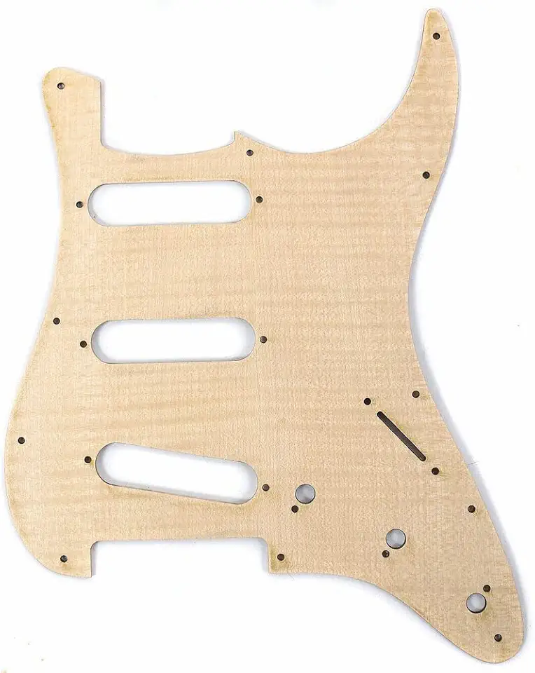 Flame Maple Strat-Style Pickguard (SSS)