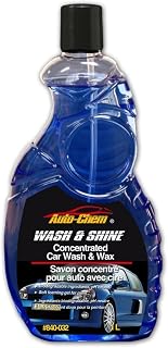 Auto-Chem Professional (840-032) WASH & Shine - Concentrated Wash & Wax with Carnuba 32 oz