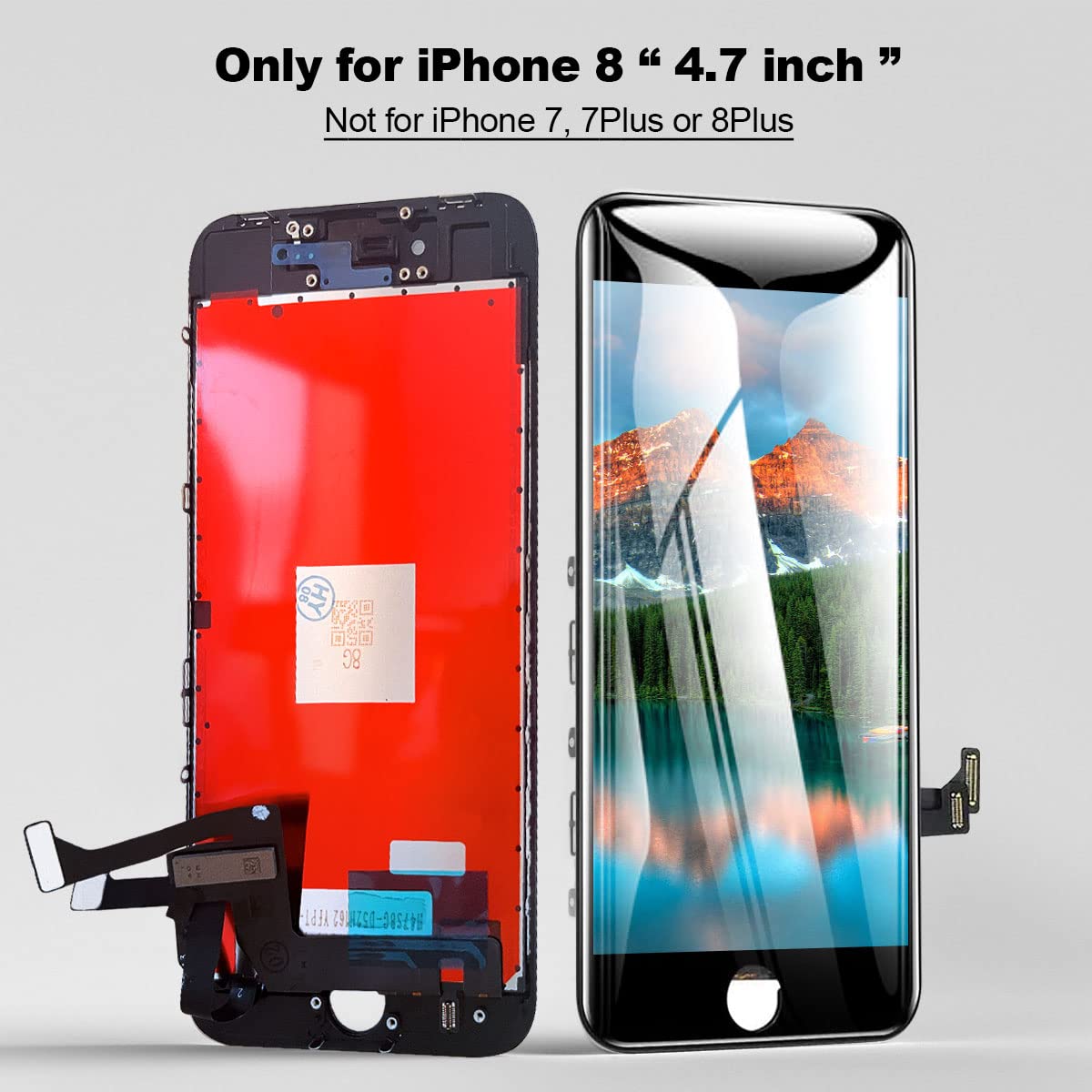 Amazon.co.jp: EFAITHFIX for iPhone 8/SE 2020 液晶パネル 交換用