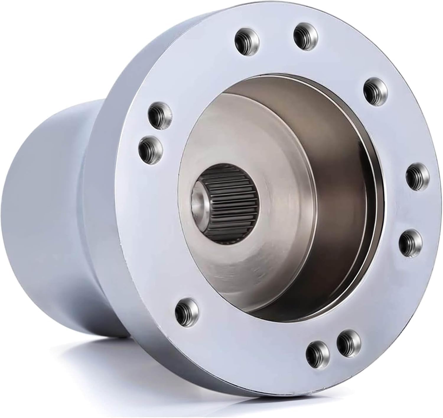 Golf Cart Steering Wheel Adapter for Yamaha G1-G29 Drive/Drive 2 Golf Carts, Fits for 5-6 Holes Golf Cart Steering Wheel Silver