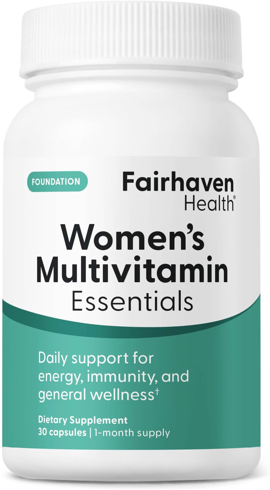 Womens Multivitamin Essentials | Once Daily Multivitamin for Women Support for Energy, Immune Health, Eye Health, Hormone Balance | Gluten, Dairy, Soy Free | Vegan | 30 Capsules