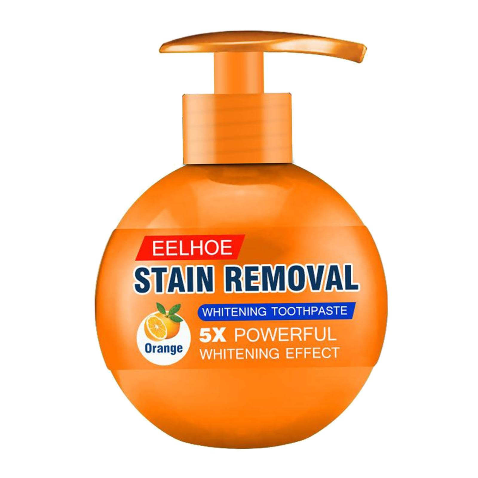 Natural Stain Removal Whitening Toothpaste Pump Packaging Fresh Breath Oral Care Unisex Men Women Baking Soda Teeth Cleaner