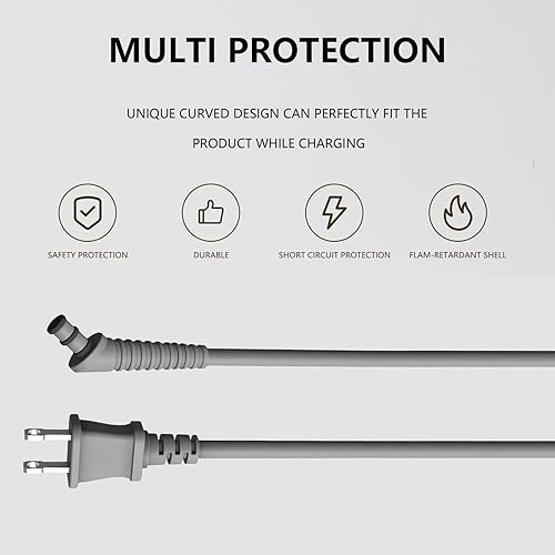 Miniatura 2 de Cable de alimentación de varilla de pelo rizado de repuesto para Dyson HS01 Airwrap Hair Styler - Cable de cargador de CA, cable de rizador de 106