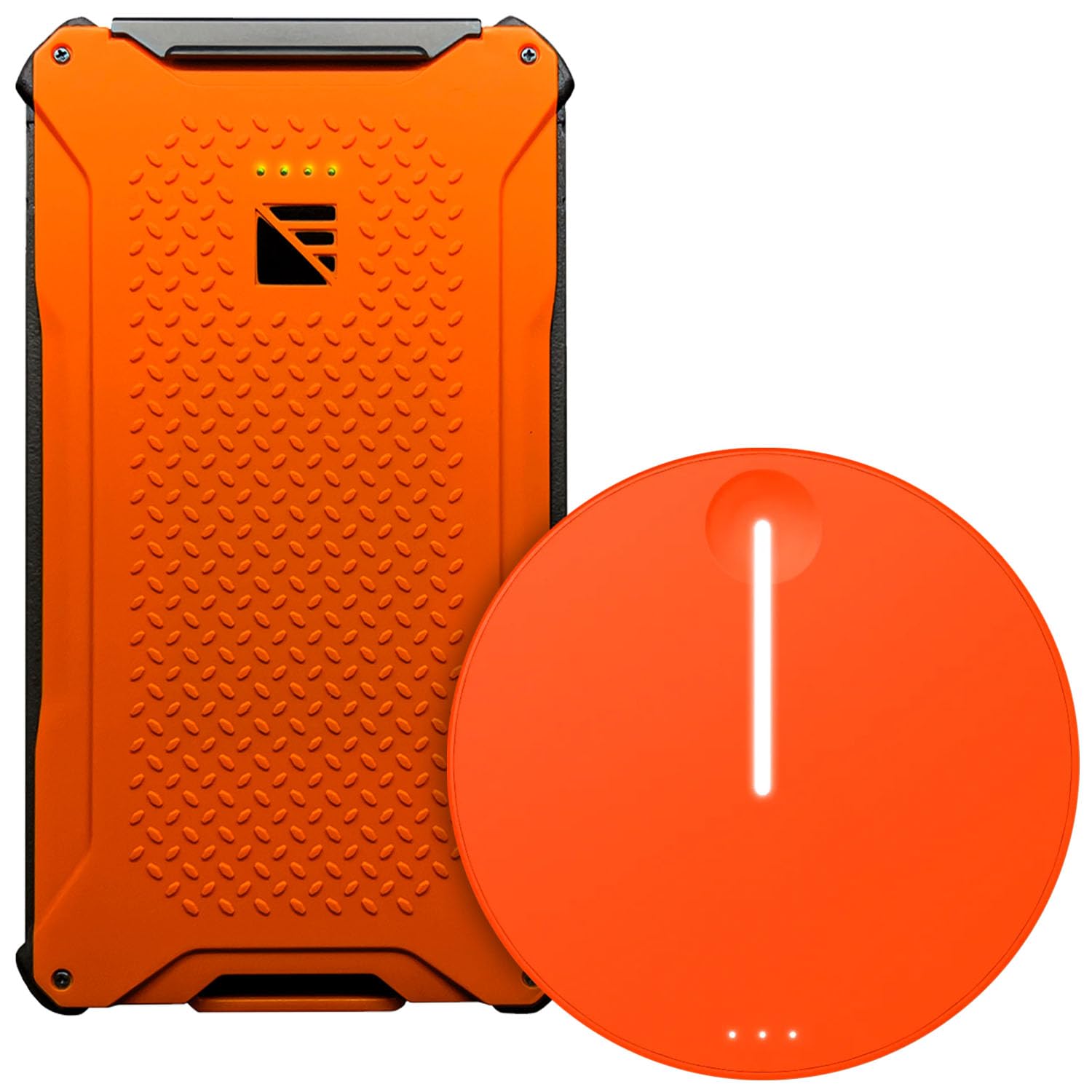 SIMO Solis Lite 4G LTE Mobile WiFi Hotspot | Local & International Coverage Router, No Contract, NO SIM, Lifetime Data, Internet for Travel | with Dark Energy Poseidon Pro Charger, Hi-Vis Orange