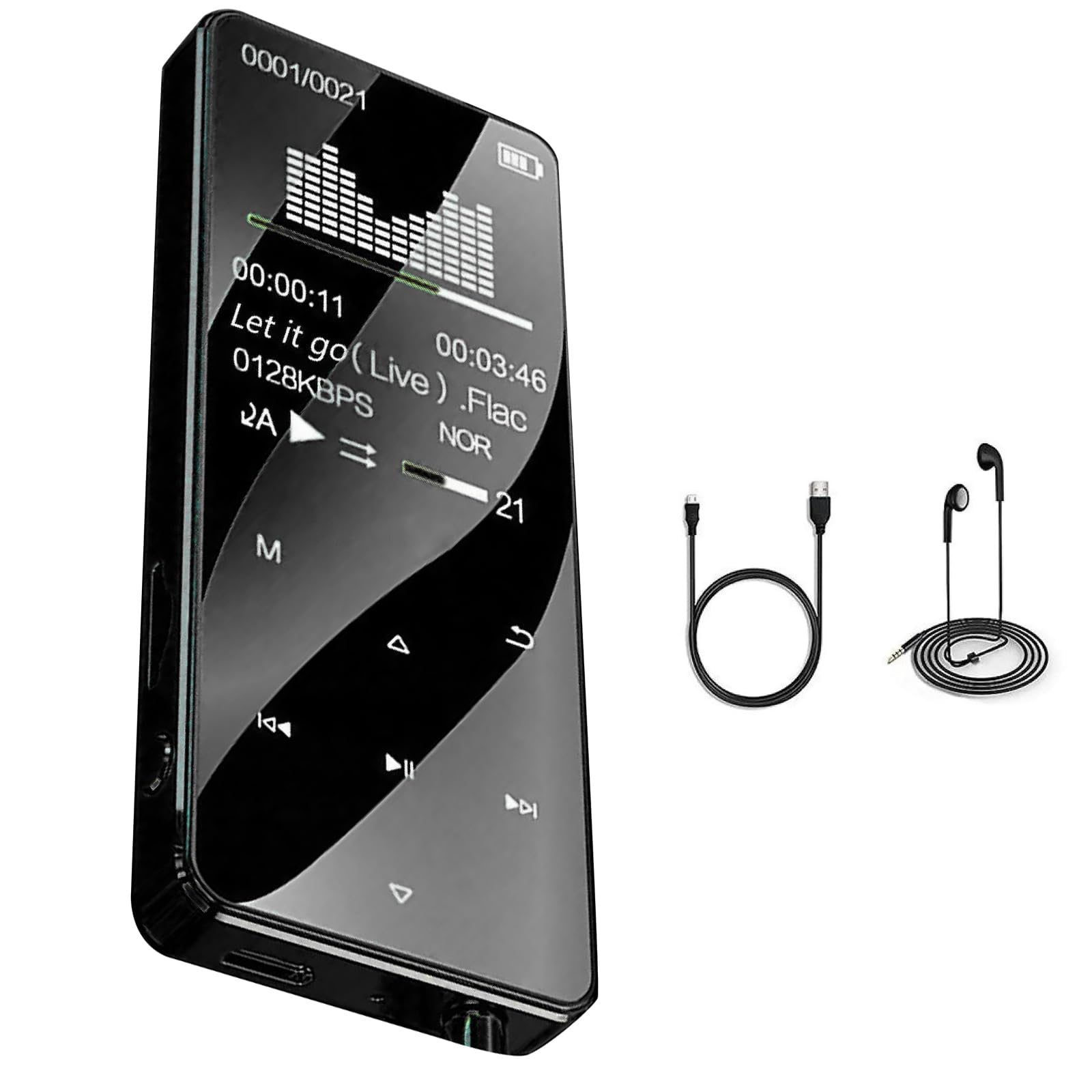 Portable HiFi Lossless Sound MP3 Music Player with 1.8-inch Touch Screen