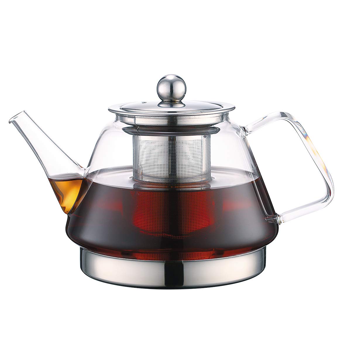 Buy TOYO HOFU 34oz/1000ml Clear Glass Teapot with Removable Stainless
