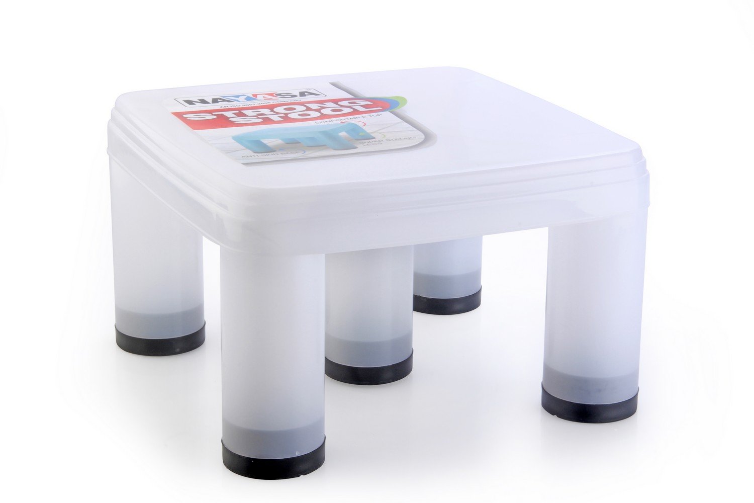 Nayasa Plastic Strong No 517 Patla (36 Cm X36 Cm X22 Cm, Clear)