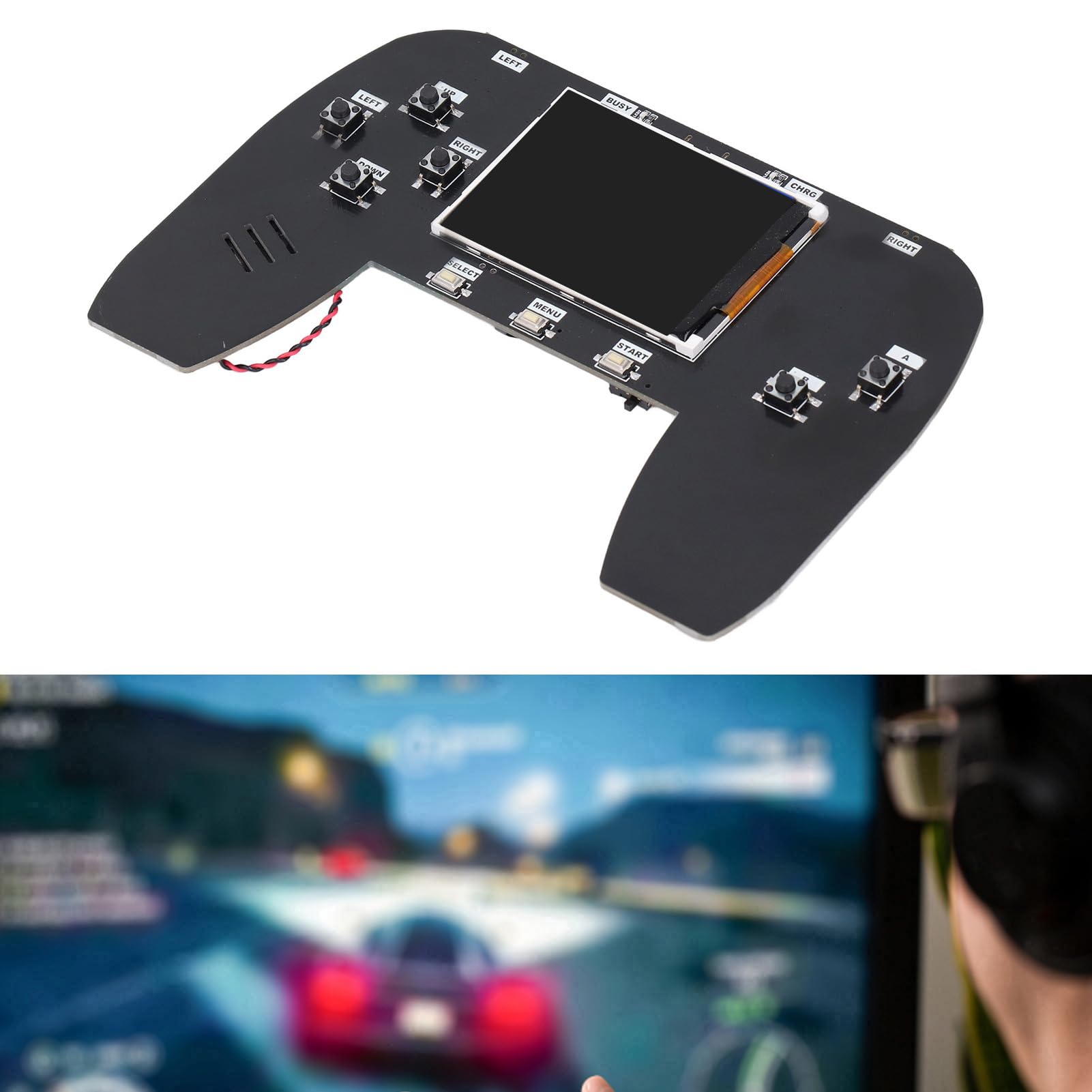 Walfront Consola de Juegos FC Módulo de Consola de Juegos de Portátil Retro con Pantalla TFT de 2, 4 Pulgadas Sonido MP3 y Batería de 600 MAh para Tiempo Libre [video game]