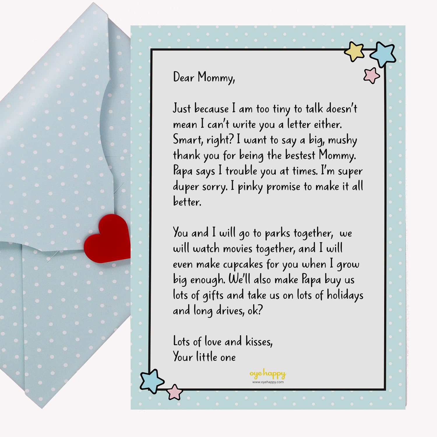 New Mom Gift - Letter for Expecting Mothers -1