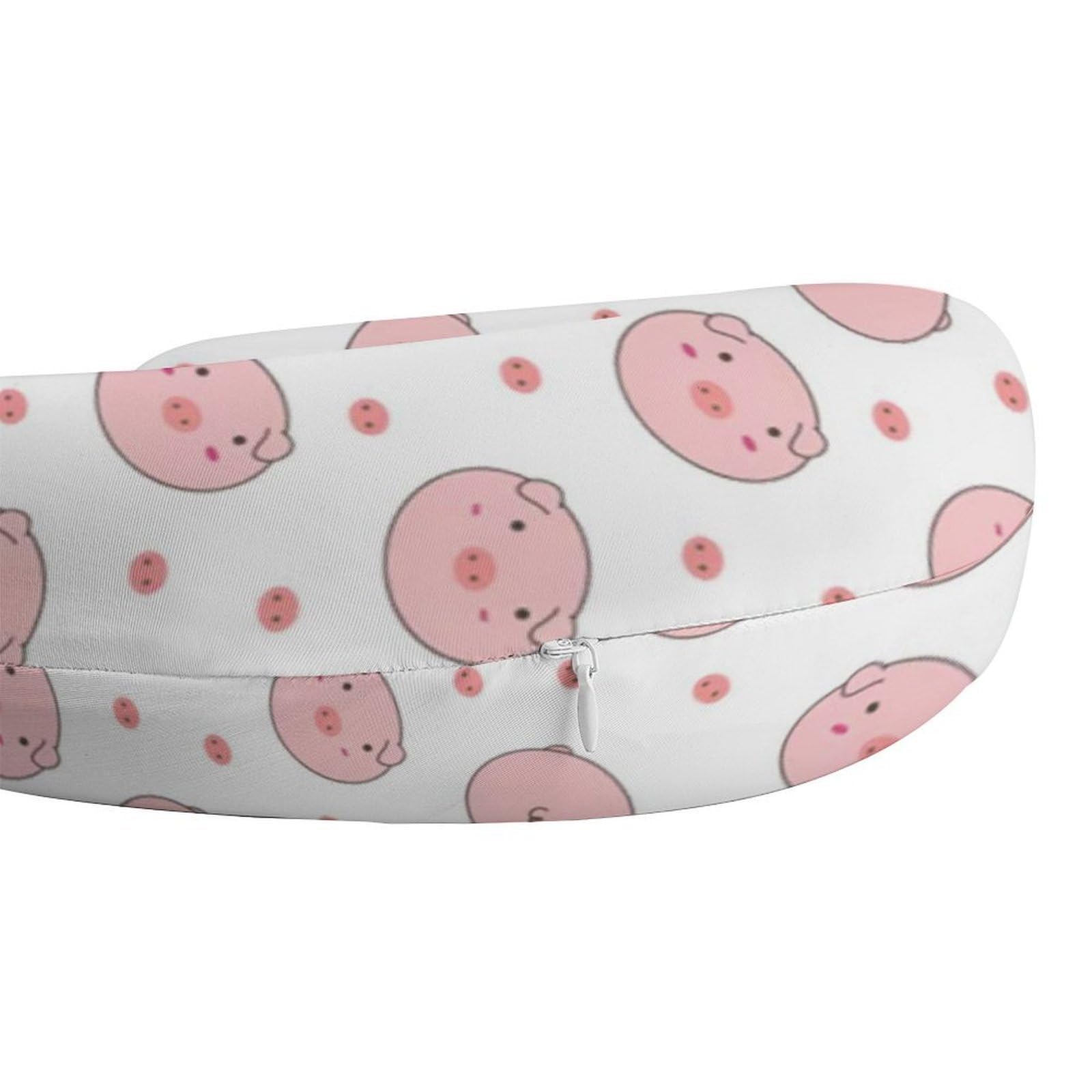 Cuscino a forma di U sorridente, nucleo in memory foam, cuscino per fornire supporto per il collo, cuscino da viaggio, adatto per aerei, auto, case e uffici.