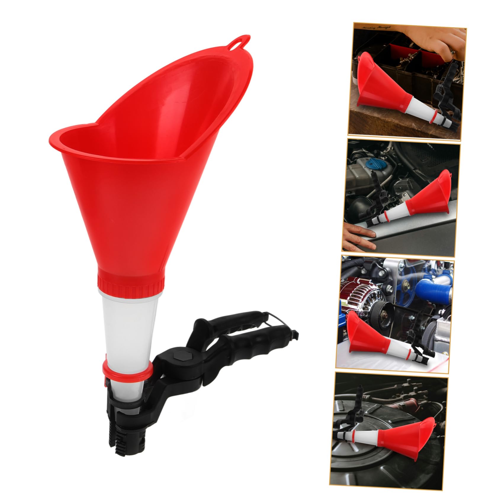 ULTECHNOVO 3pièces Entonnoir à Huile Multifonctionnel Pour Voitures Outil De Remplissage Et Transfert De Carburant Avec Design Anti-fuite Et Stockage Pratique