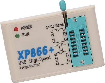 Pilipane USB SPI Programmer, USB SPI Programmer Kit, with 5 Tested Base High Speedfor 24 25 93 bios with Off line Copy Function, Programmer USB Interface