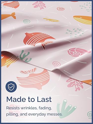 Miniatura 4 de Juego de sábanas para niños y niñas, tamaño Queen, ropa de cama suave y acogedora, sábanas fáciles de cuidar y limpiar, cómodas, de microfibra sin