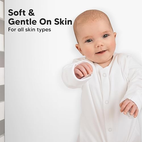 Miniatura 4 de Paquete de 2 sábanas orgánicas para cuna para niños, niñas, sábana bajera ajustable de jersey, sábanas neutrales para cuna, sábana de colchón para