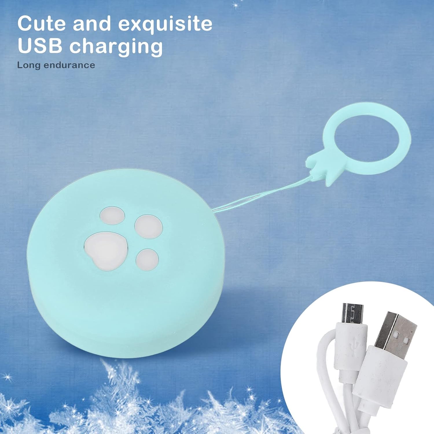 Hand Warmers Rechargeable, Electric Hand Warmer Men Women Cute Cat Paws Pattern Winter Portable Rechargeable Hand Warmer Gifts