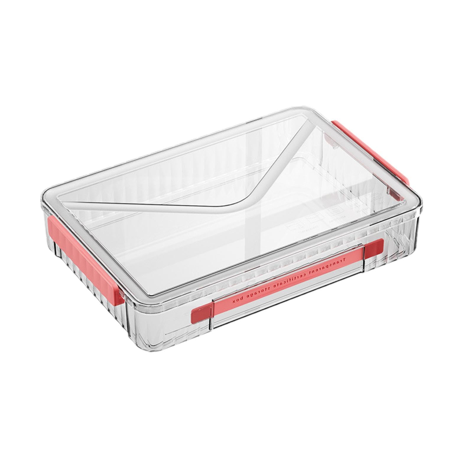 Boîtes de rangement empilables transparentes grand format pour archives lettres et dossiers légaux