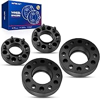 Vista 64 de KAX Espaciadores de rueda 4x4, adaptadores de espaciadores de rueda de 1" con pernos de 1/2" x20, diámetro del cubo de 59 mm, 2 piezas para Xpress