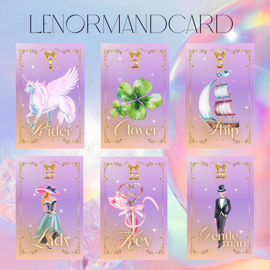 Amazon.co.jp: R.Sanctuary ルノルマンカード, 58mm x 89mm, パステル