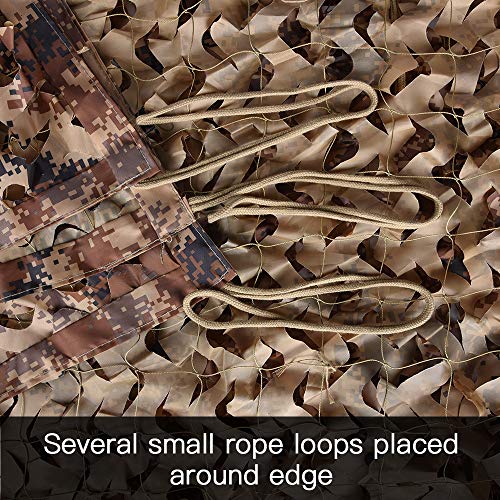 Image of LOOGU Custom Woodland Camo Netting Camping Military Hunting Camouflage Net 6.5 x 10ft, 6.5 x 26ft, 10 x 10ft, 10 x 13ft, 10 x 16.5ft, 13 x 16.5ft, 16.5 x 20ft, 20 x 20ft