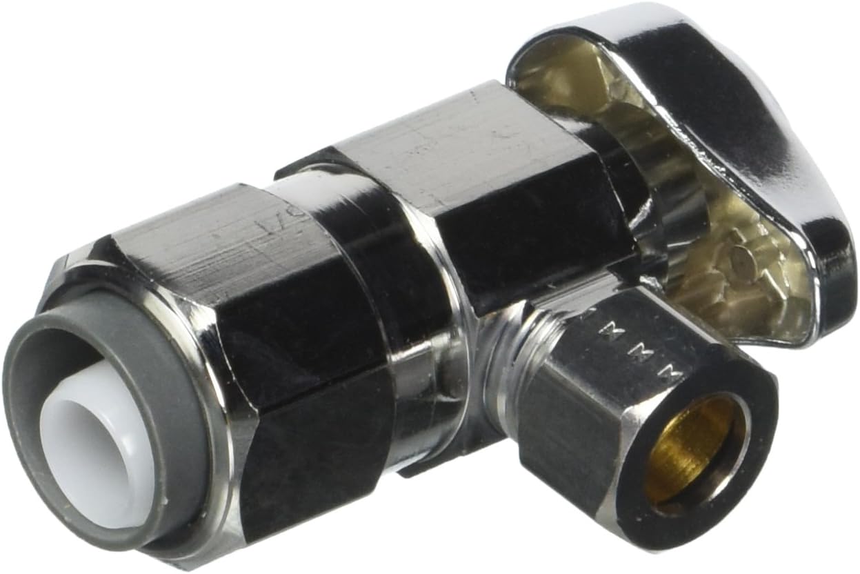 TV191961 1/2Pushx3/8OD ANG Valve