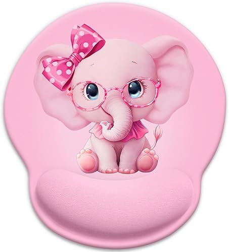 Miniatura 26 de Alfombrilla de ratón gótica de murciélago ergonómica con reposamuñecas, alfombrilla de ratón para juegos con soporte de muñeca, divertida Bate