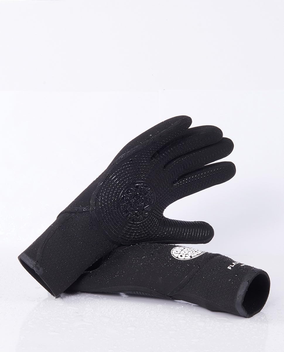 Rip Curl 2023 Flashbomb 3/2 mm 5 Finger Glove WGL1CF - Negro Glove Size - M