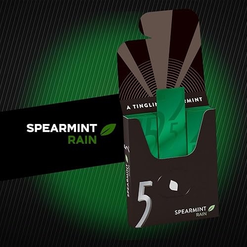 Miniatura 9 de 5 Gum React Mint - Goma de mascar sin azúcar 10 paquetes 150 piezas en total