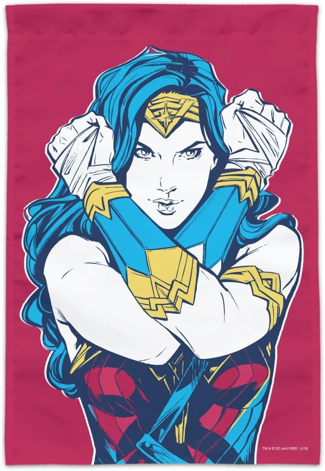 Wonder Woman Movie Crossed Arms Garden Yard Flag