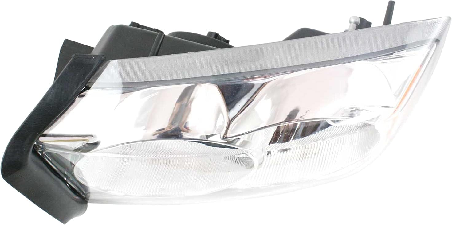 Garage-Pro Headlight for DODGE DAKOTA 2005 LH Assembly Halogen Chrome Interior with Corner Light Bulb Shield