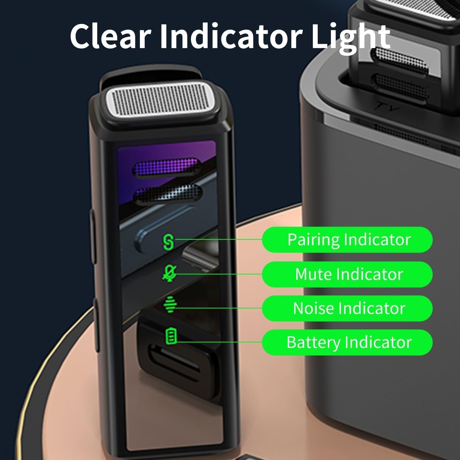 2 Pcs mini Wireless Lavalier Microphone for iPhone iPad Android PC， with Charging Case 7H Clip on Lapel Microphone Wireless for Video Recording Vlogging, YouTube, Interview