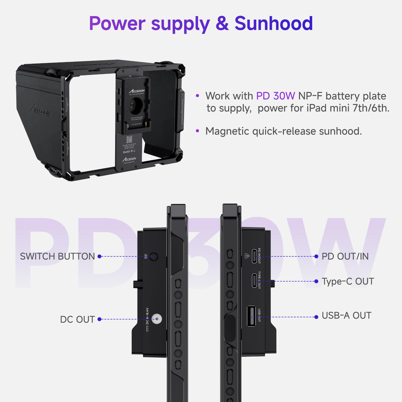 【Acssoon】PowerCage Mini iPad Mini 6用 AccsoonがiPad Mini 6用iPad PowerCage Miniを発表 | CineD