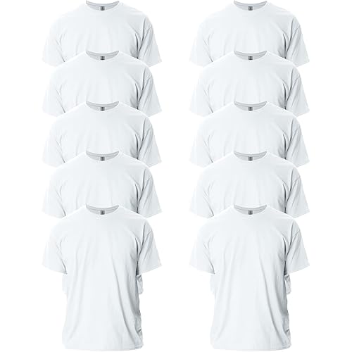 Gildan Unisex Adult Ultra Cotton T-Shirt, Style G2000, Multipack